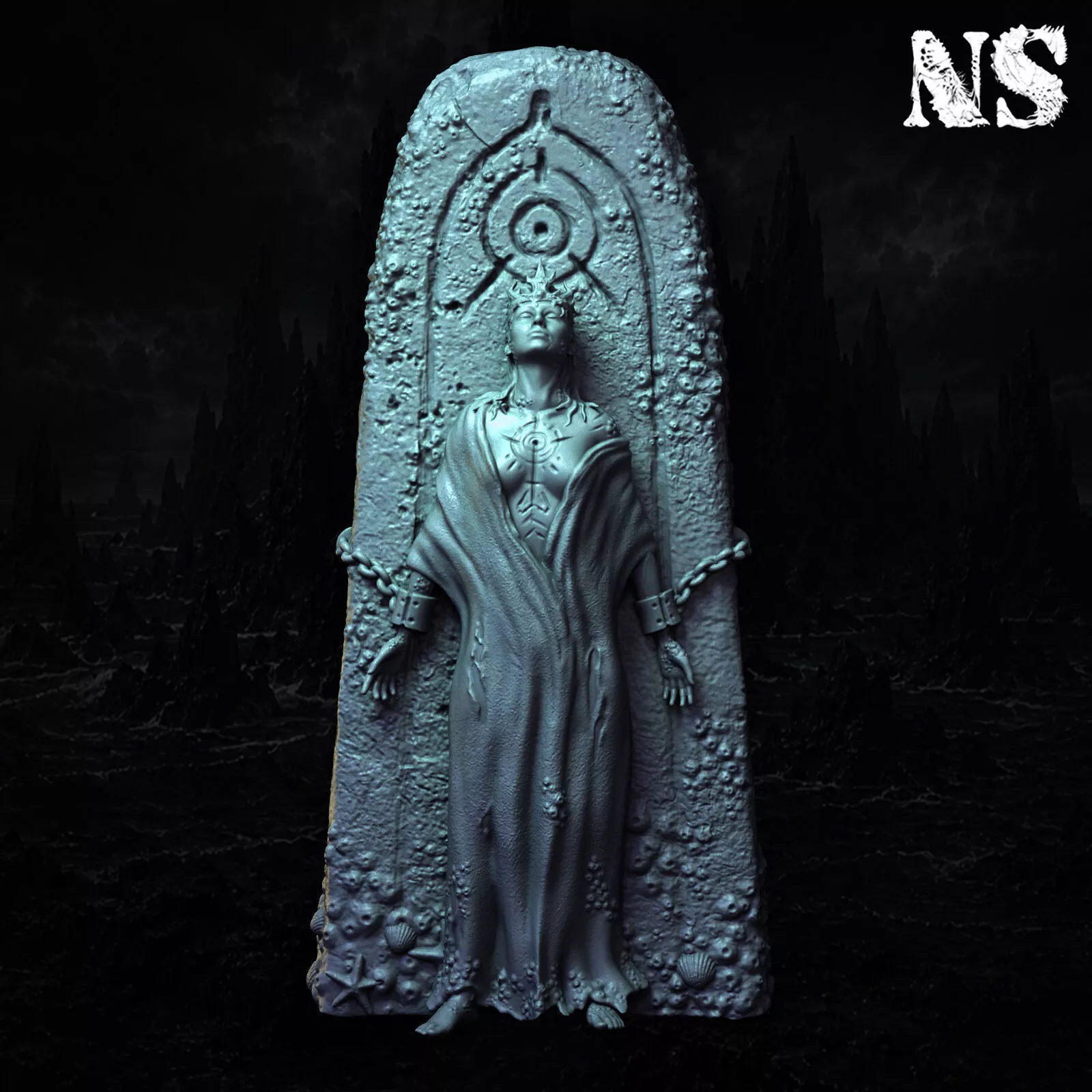 Shadow over Innsmouth part 02 - Sacrifical Cultist 3D print model