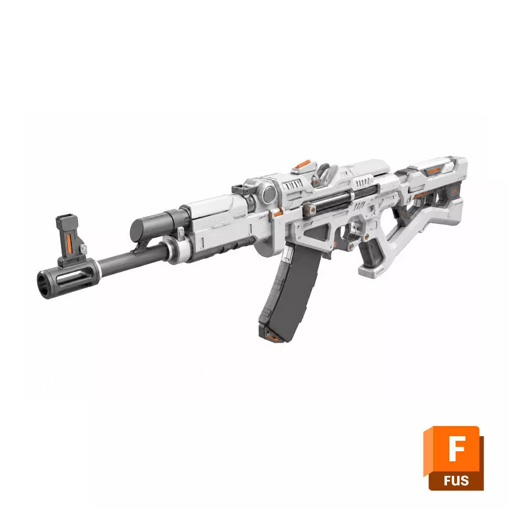 SciFi Weapon 3D model