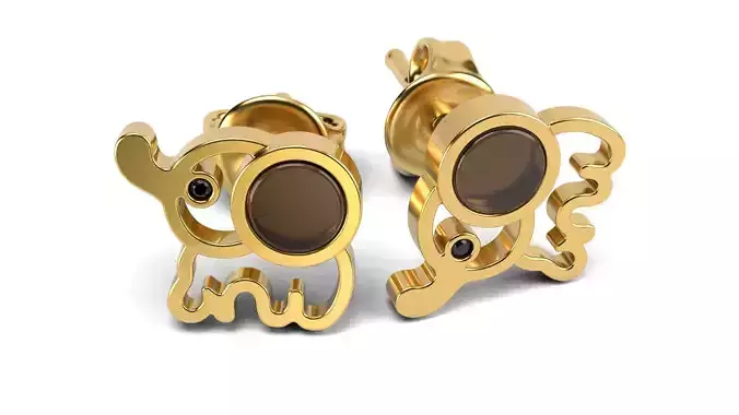 Elephant earrings