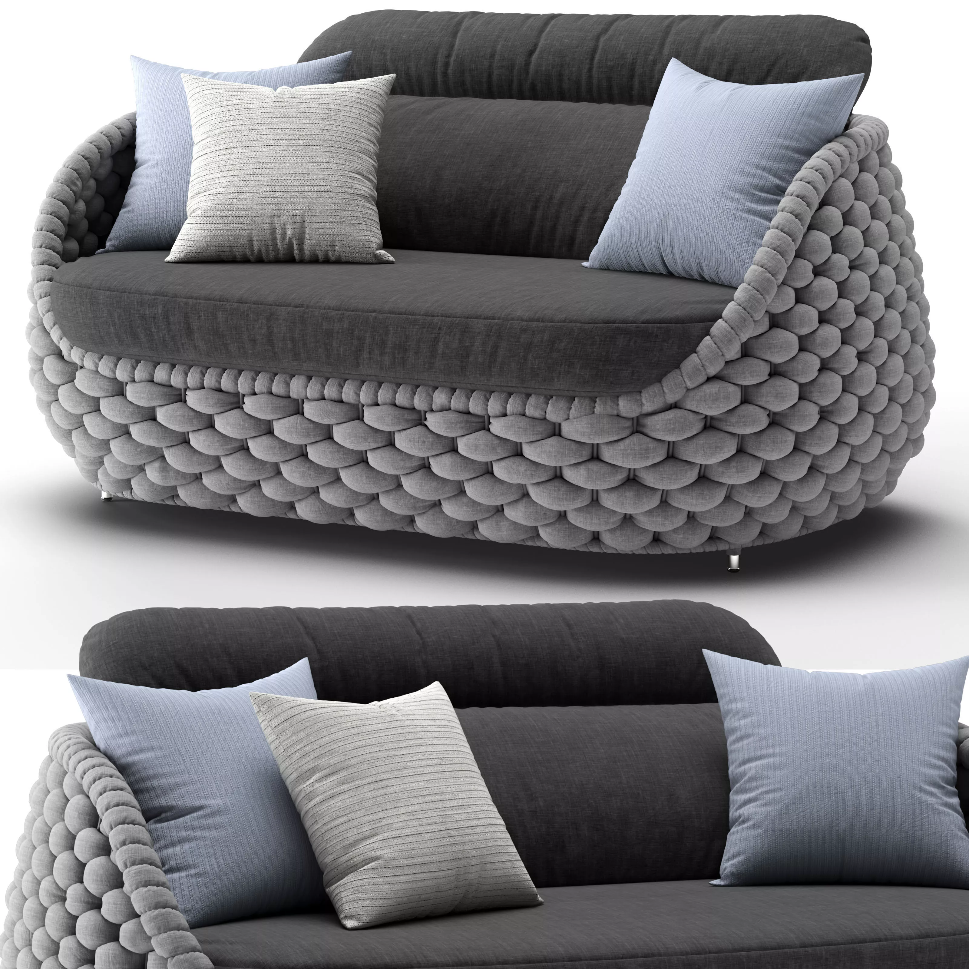 Rapunzel Kenneth Cobonpue Sofa 3D model