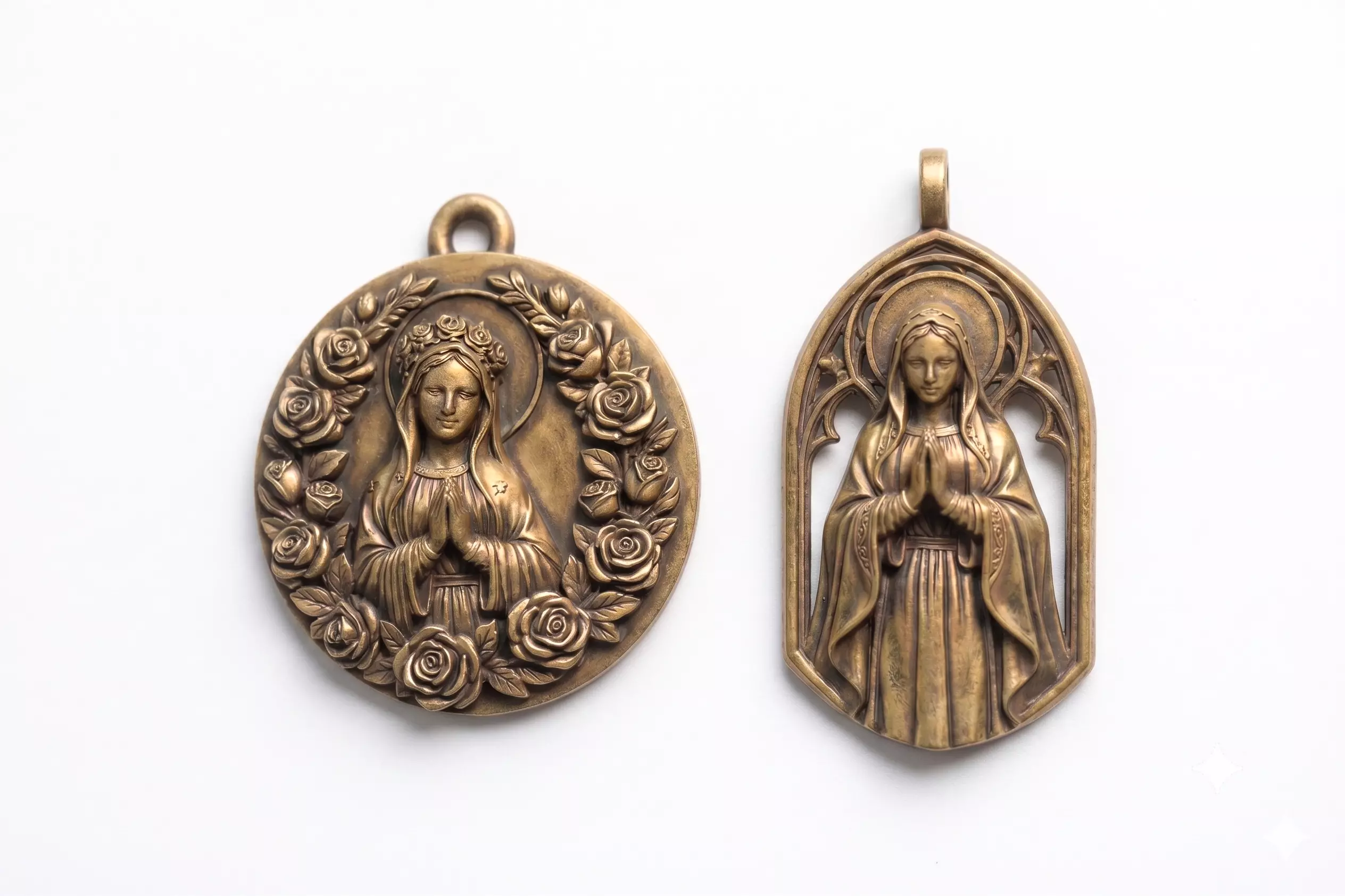 Virgin Mary pendants 3D print model