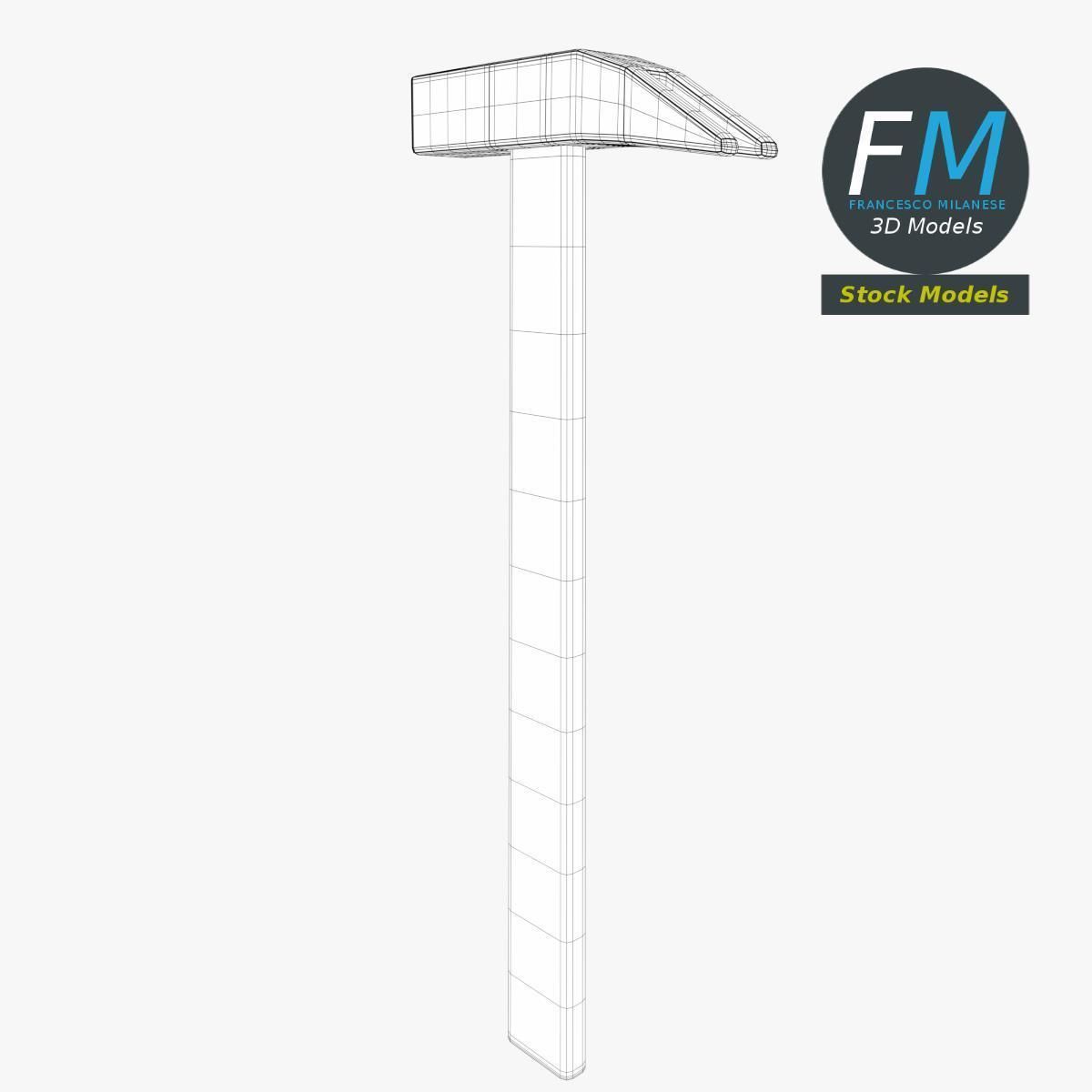 Hammer 3D model_7