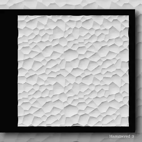 HAMMERED TEXTURE CNC Hammered 3