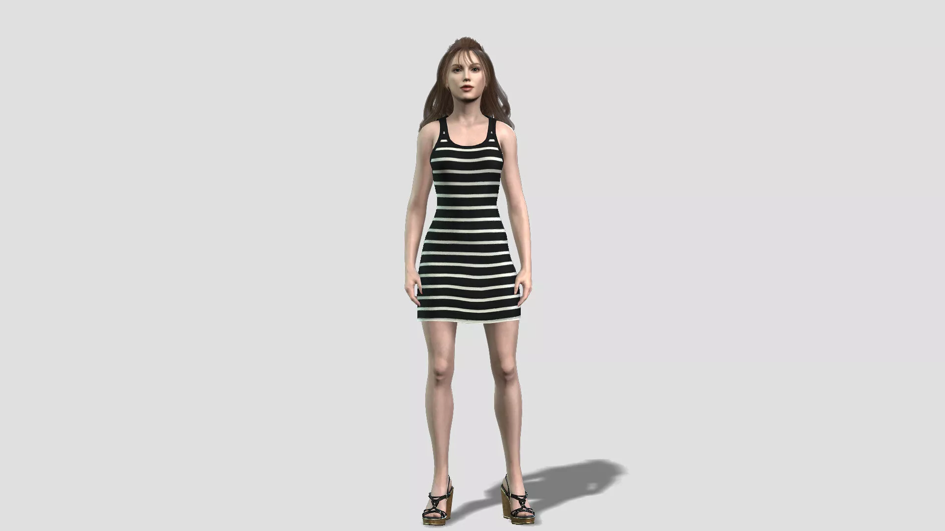 Woman Character 3D Model 3D model
