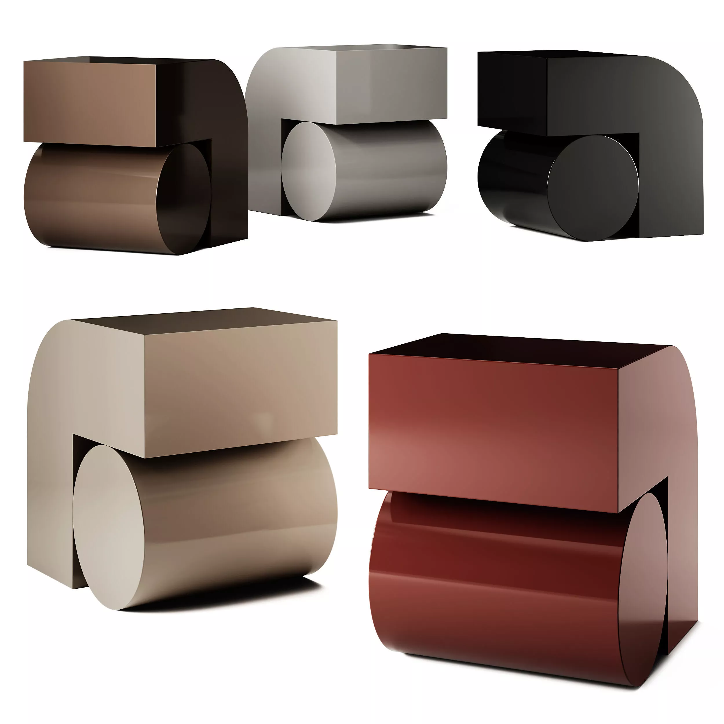Kombo Side Table POLSPOTTEN 3D model