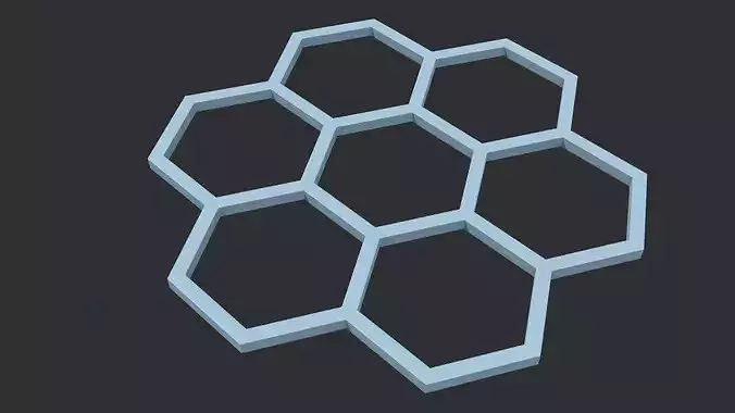Lowpoly Scifi Luminaire Low-poly 3D model 4