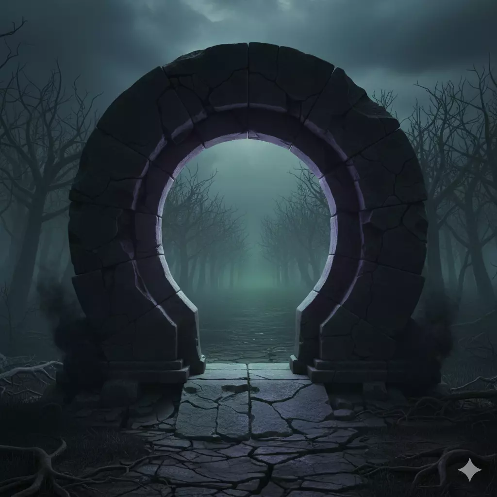 Arcane Portals cursed stone arch 3D print model