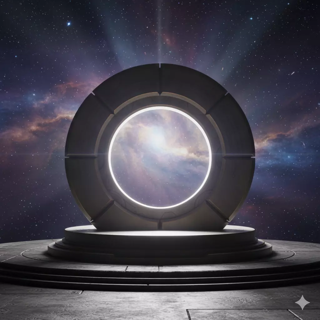 Arcane Portals monumental circular time portal 3D print model