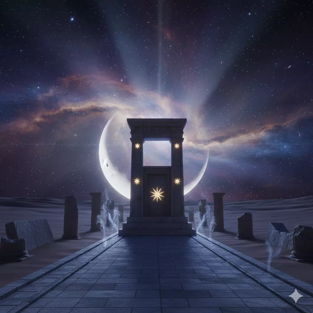 Arcane Portals ancient stone god-gate 3D print model
