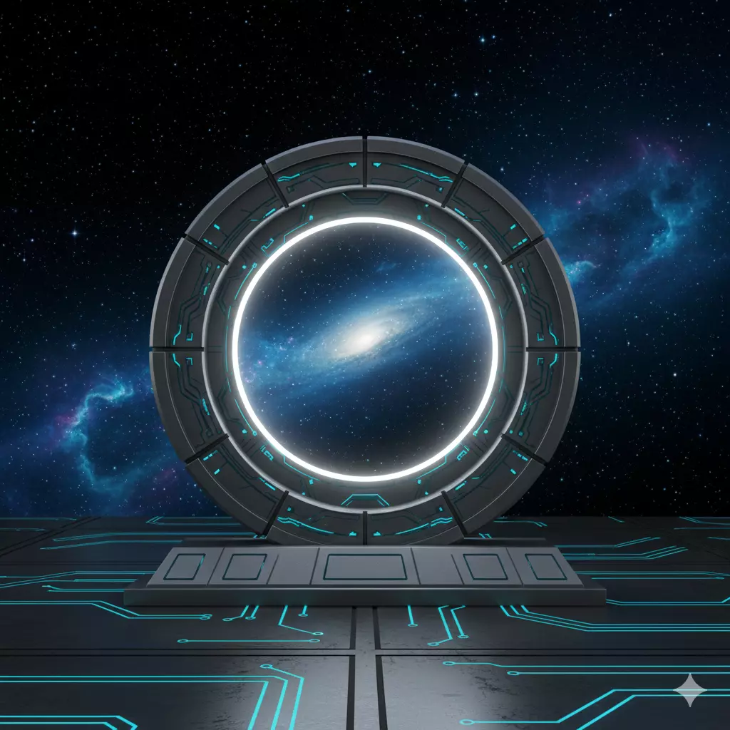 Arcane Portals energy portal frame 3D print model