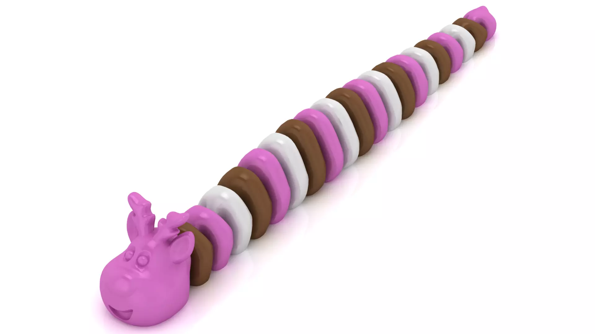 Candy Reindeer Figure 3D print model