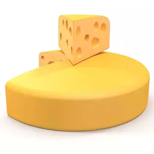 Cheese 3d Model 3D model 6