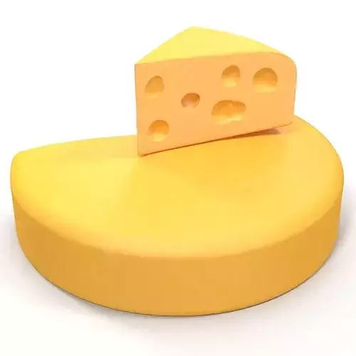 Cheese 3d Model 3D model 4