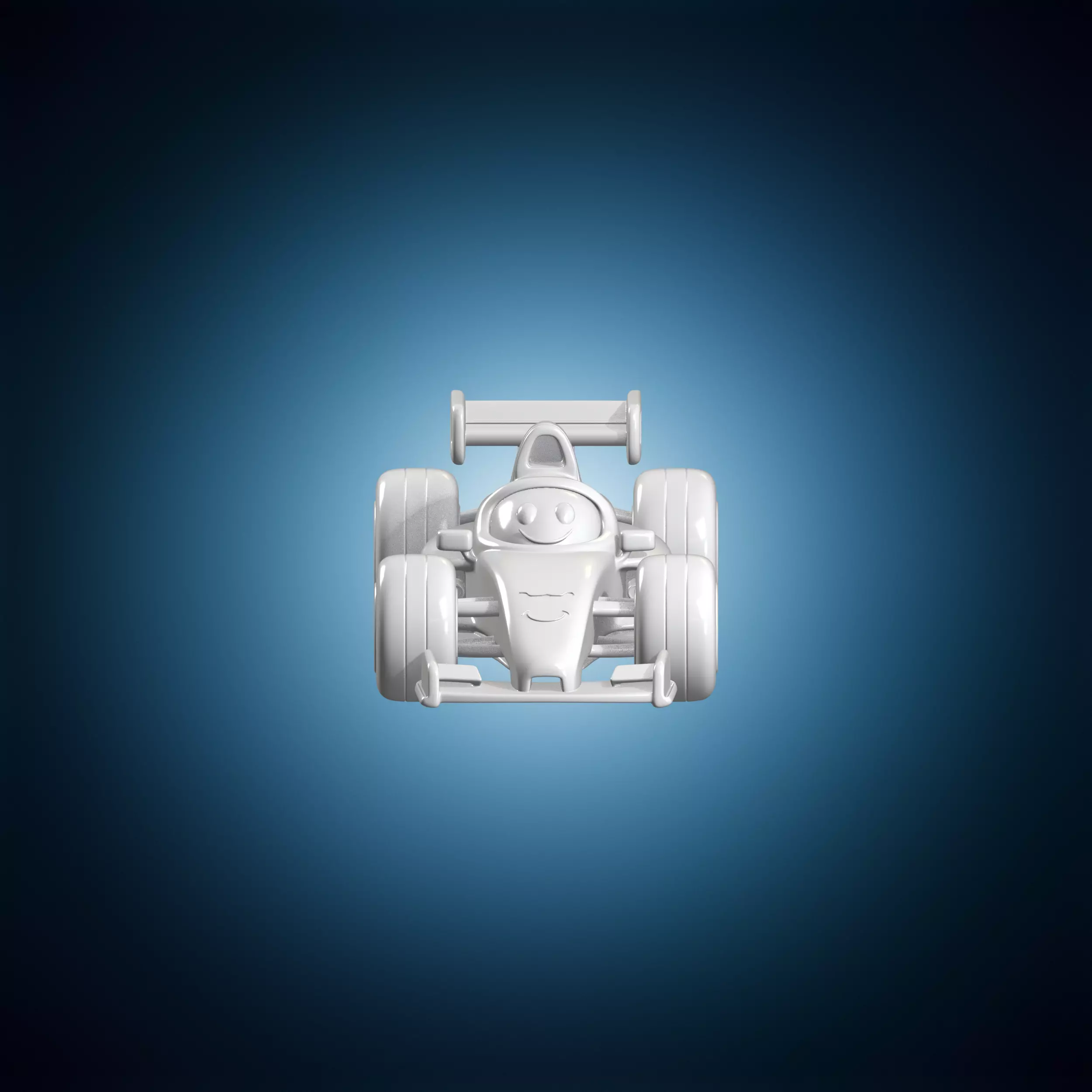 Turbo F1 Toy Car 3D Print Model 3D print model