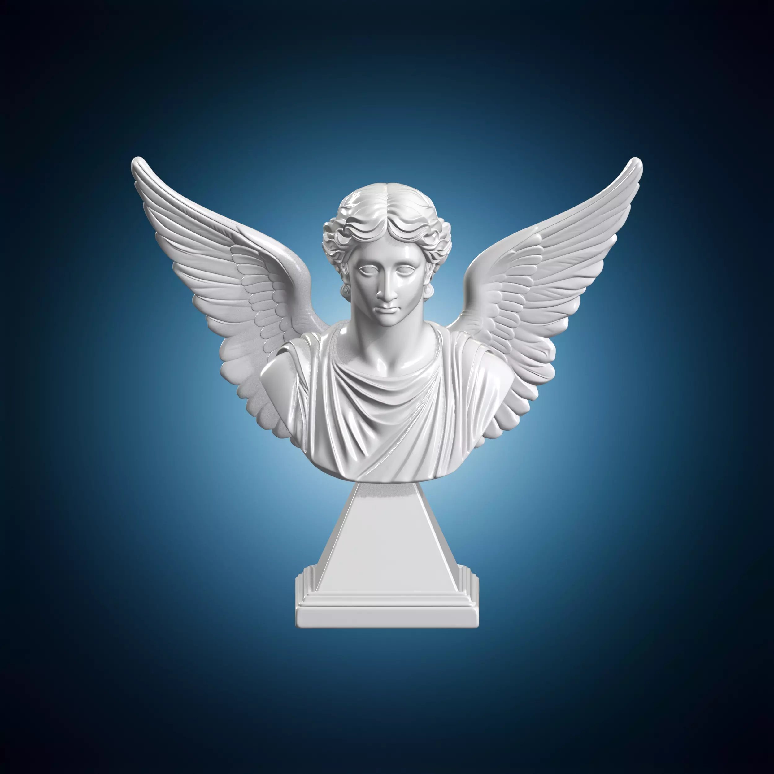Seraphim Wing Bookend 3D Printable Model 3D print model