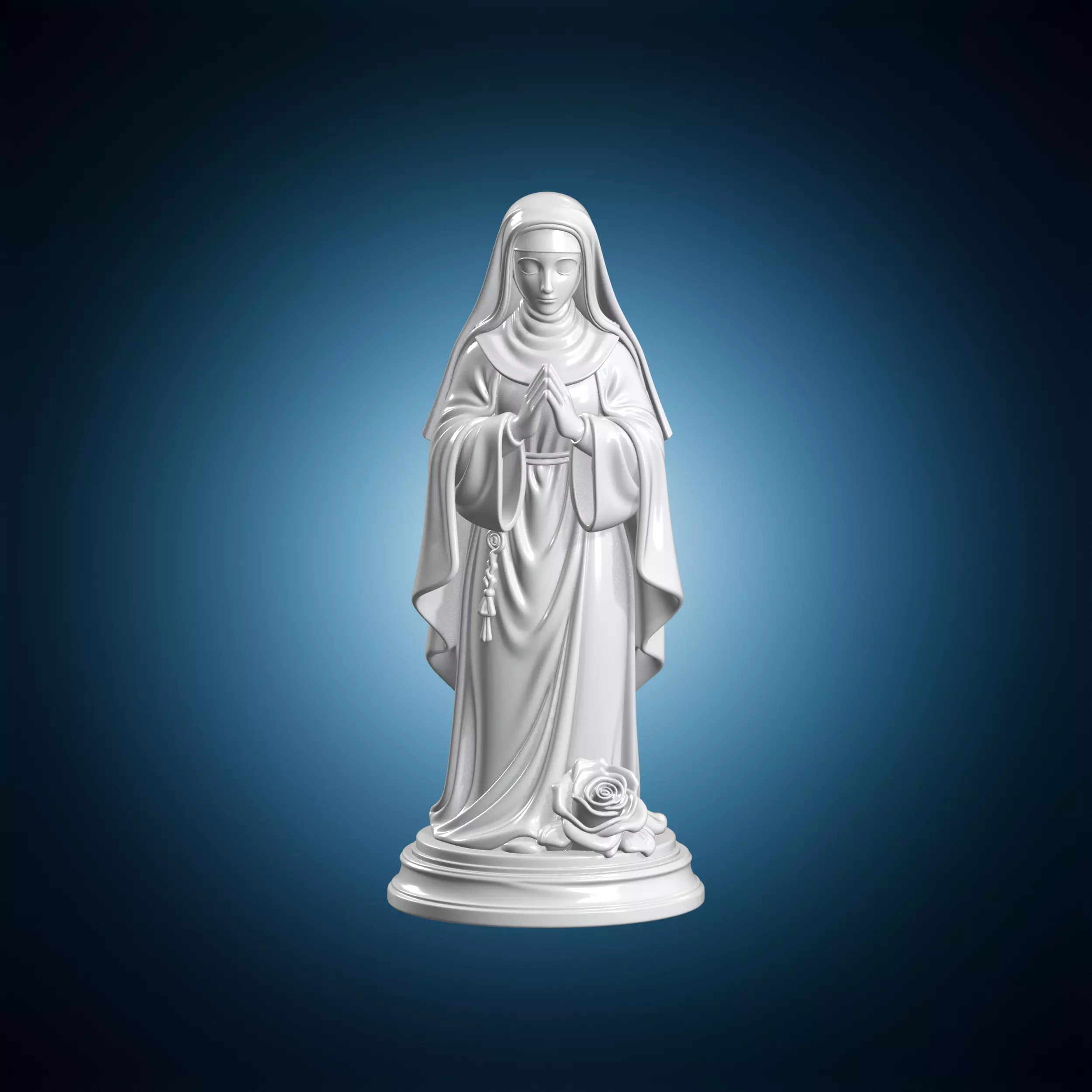 Saint Rita 3D Print Model 3D print model