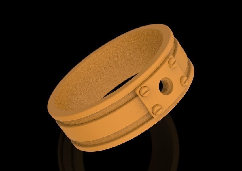 Ring daimond 3D print model_10