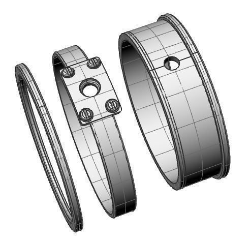 Ring daimond 3D print model_13