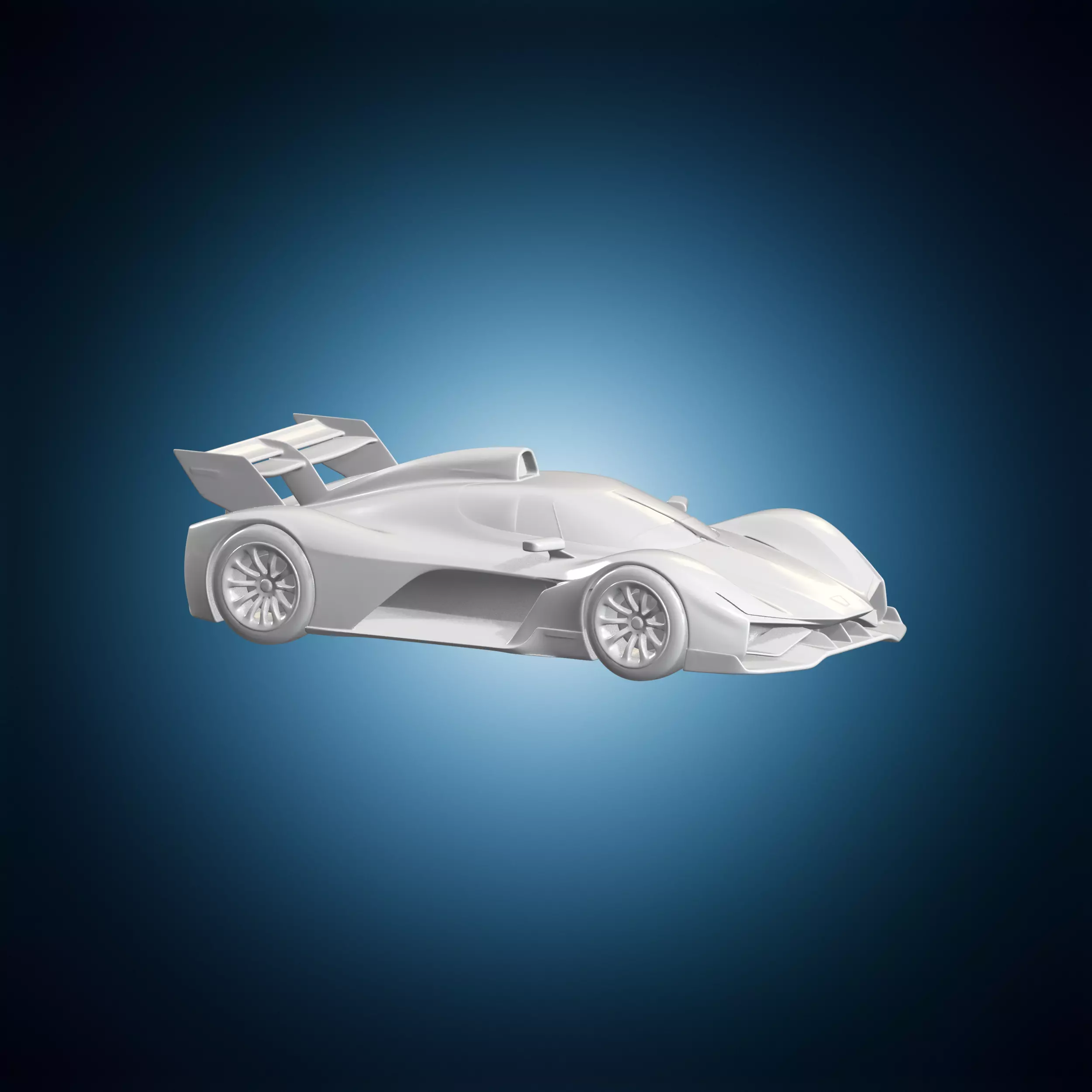 Aero F1 Speedster Futuristic Car 3D Print Model 3D print model