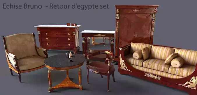 Echise Bruno Retour d egypte furniture set