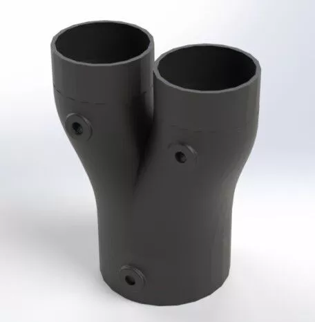 Citroen C3 Rally2 Front Brake Cooling Air Duct 3D print model