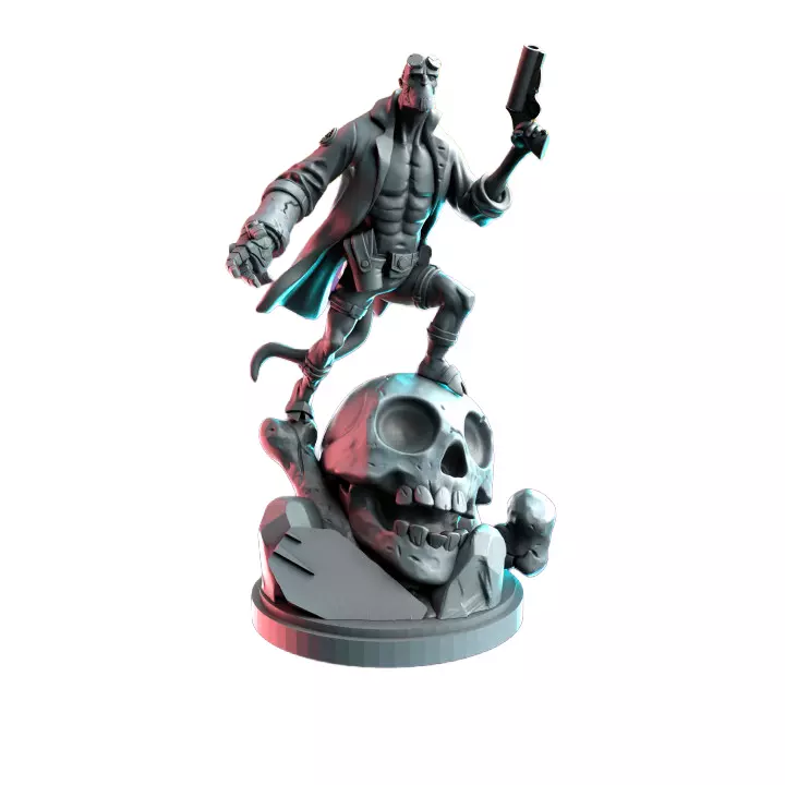 Bigred IV - Scale Tabletop Model 3D print model