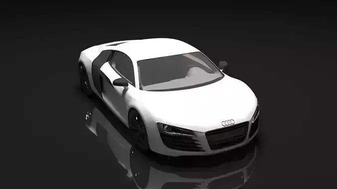 Audi R8 white