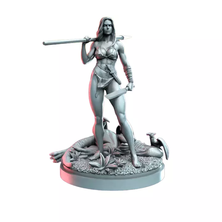 Lady Tarzan VIII - Fantasy 3D Print Model 3D print model