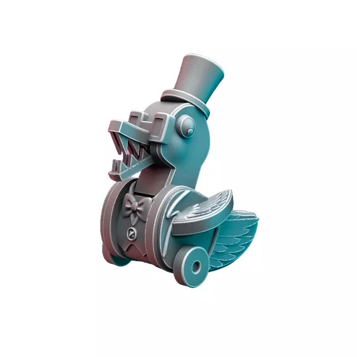 Evil Duck IV - Detailed Tabletop Figurine 3D print model