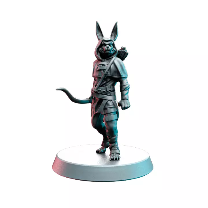 Harengan Archer IV - Heroic Scale Miniature 3D print model