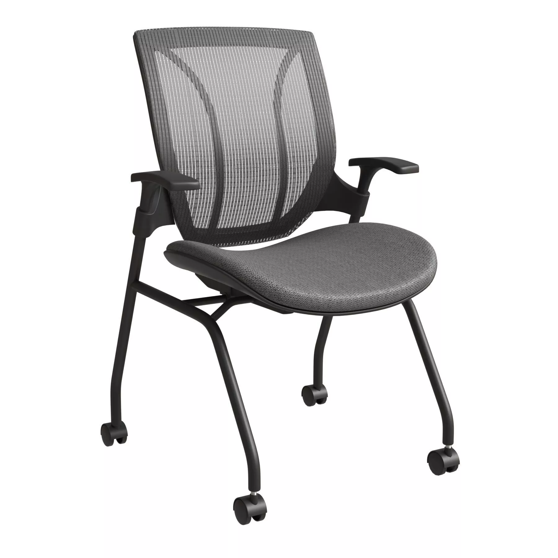 Global Roma Series Mesh Back Flip Seat Nesting Chair 1899 1 3D model