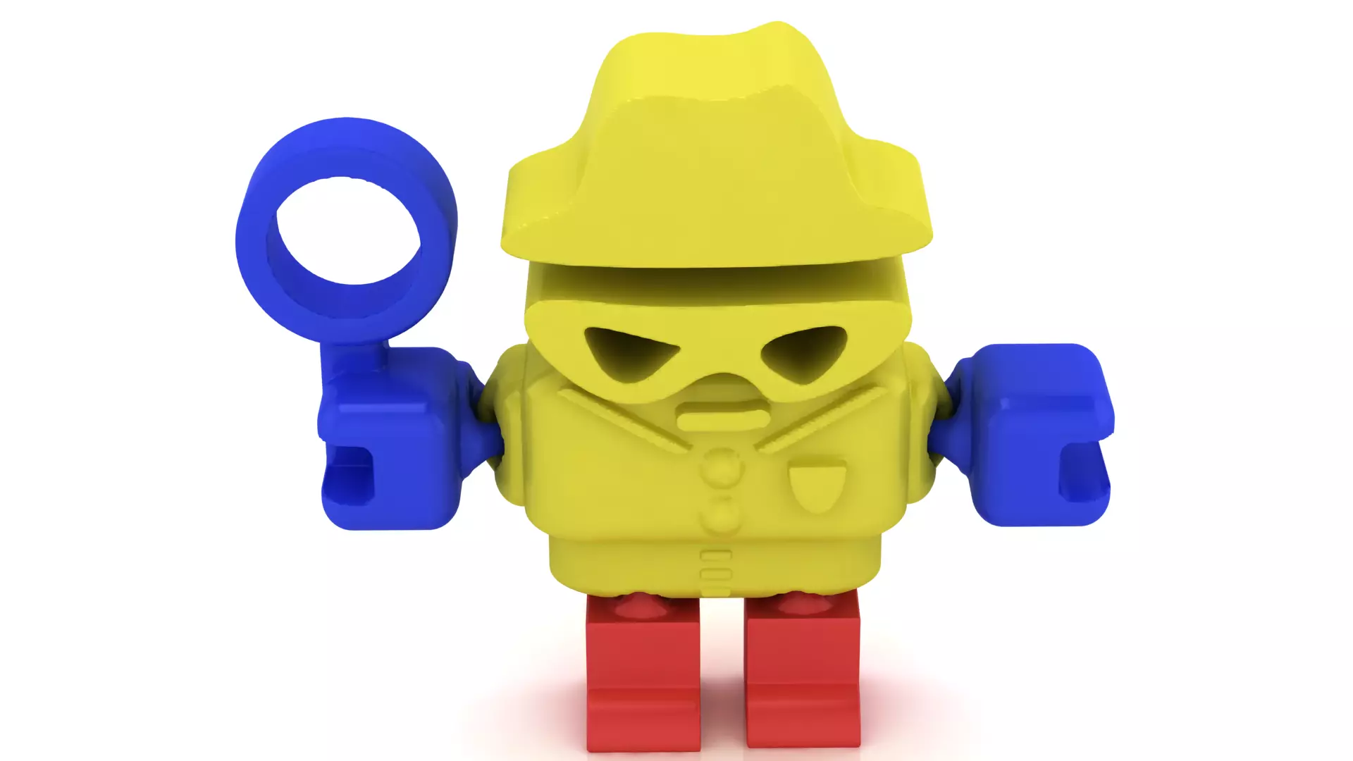 Detective Robot 3D print model