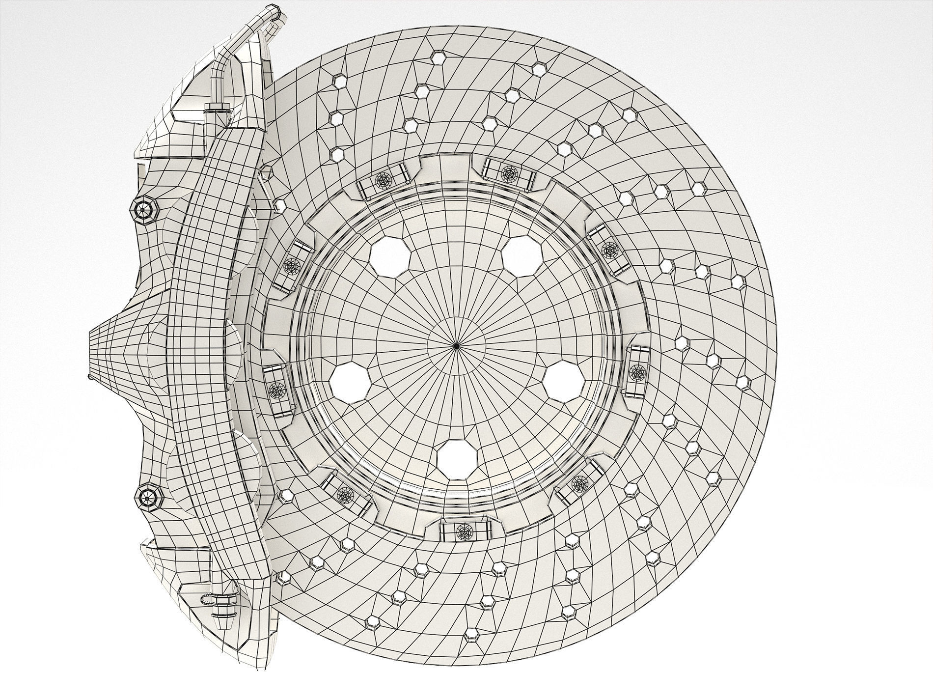 Brake system 3D model_7