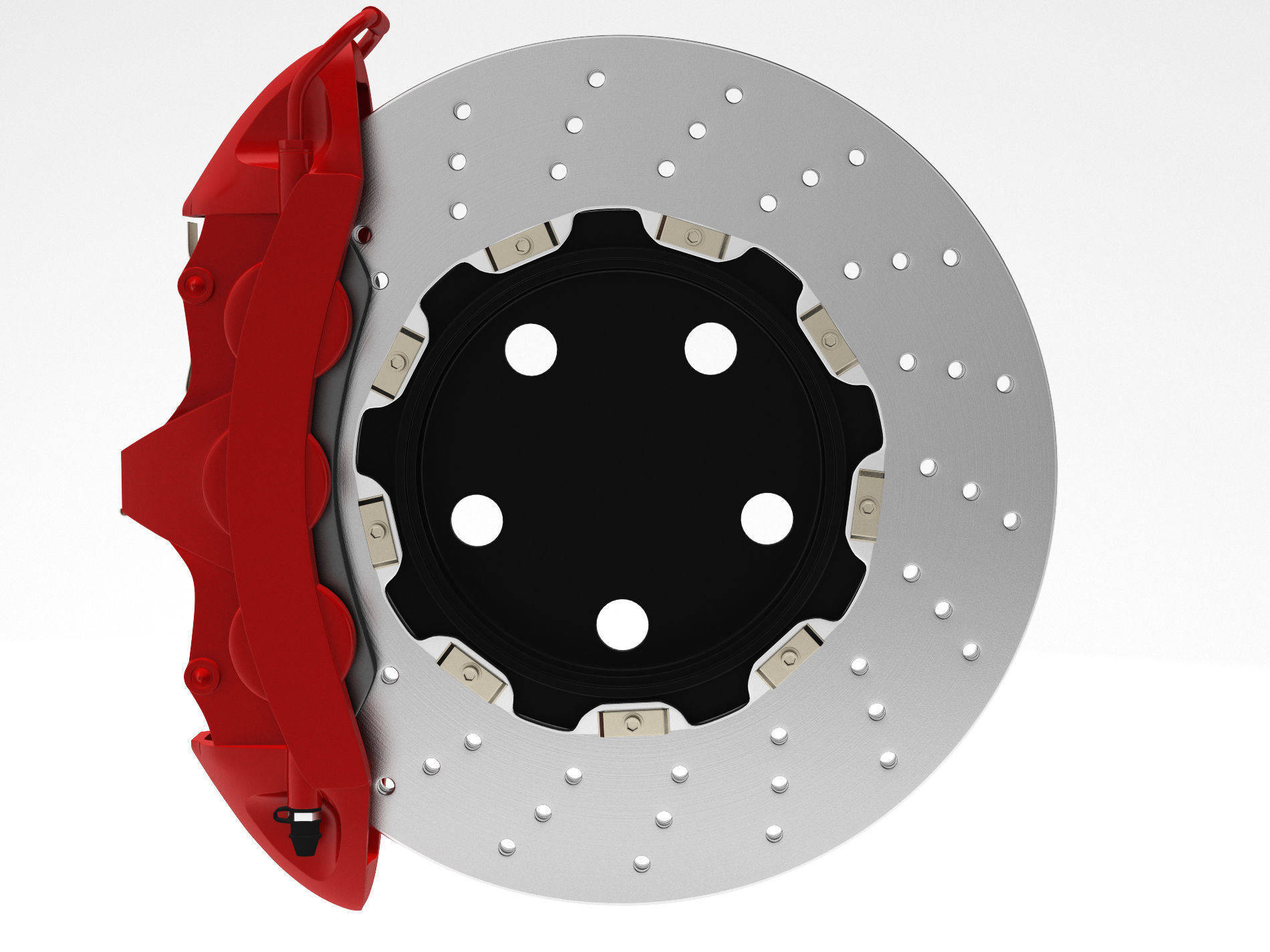 Brake system 3D model_1