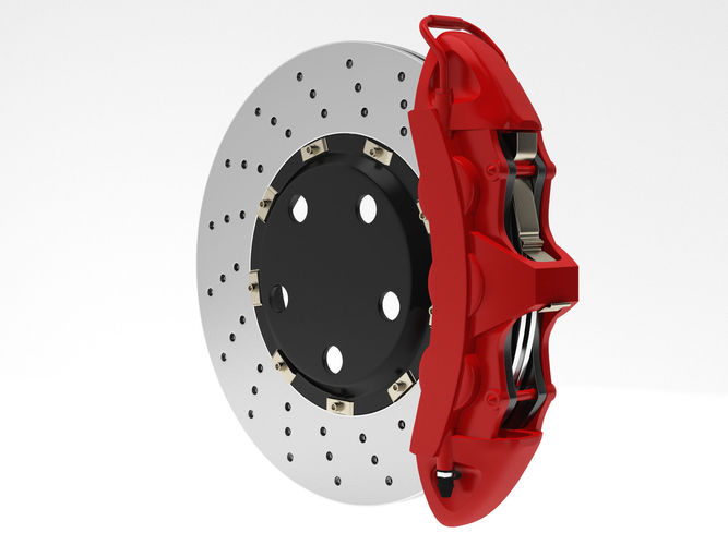 Brake system 3D model