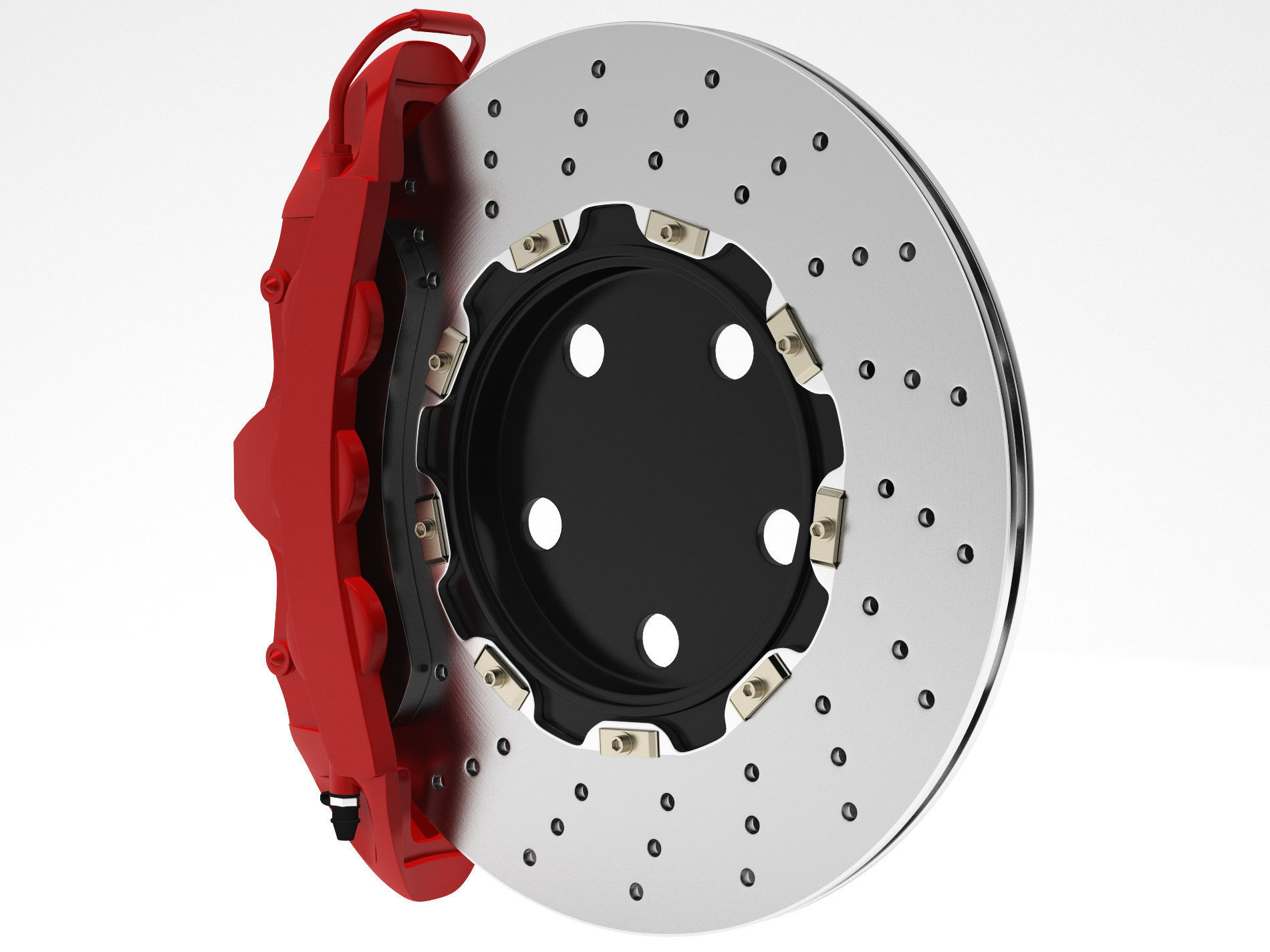 Brake system 3D model_2