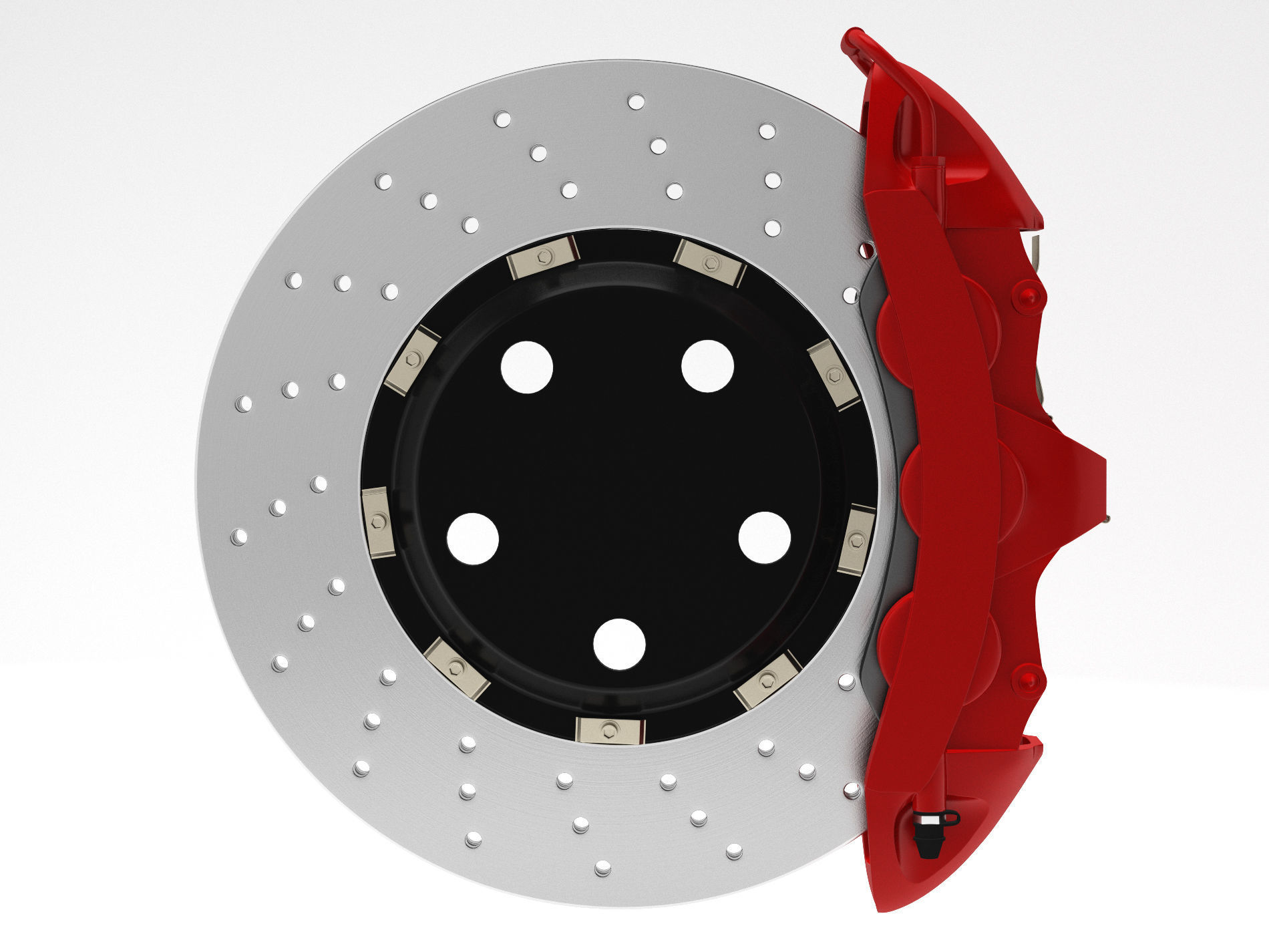 Brake system 3D model_4