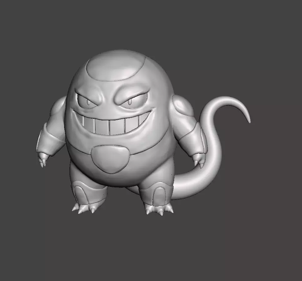 Gengar x Frieza 3D Model 3D print model