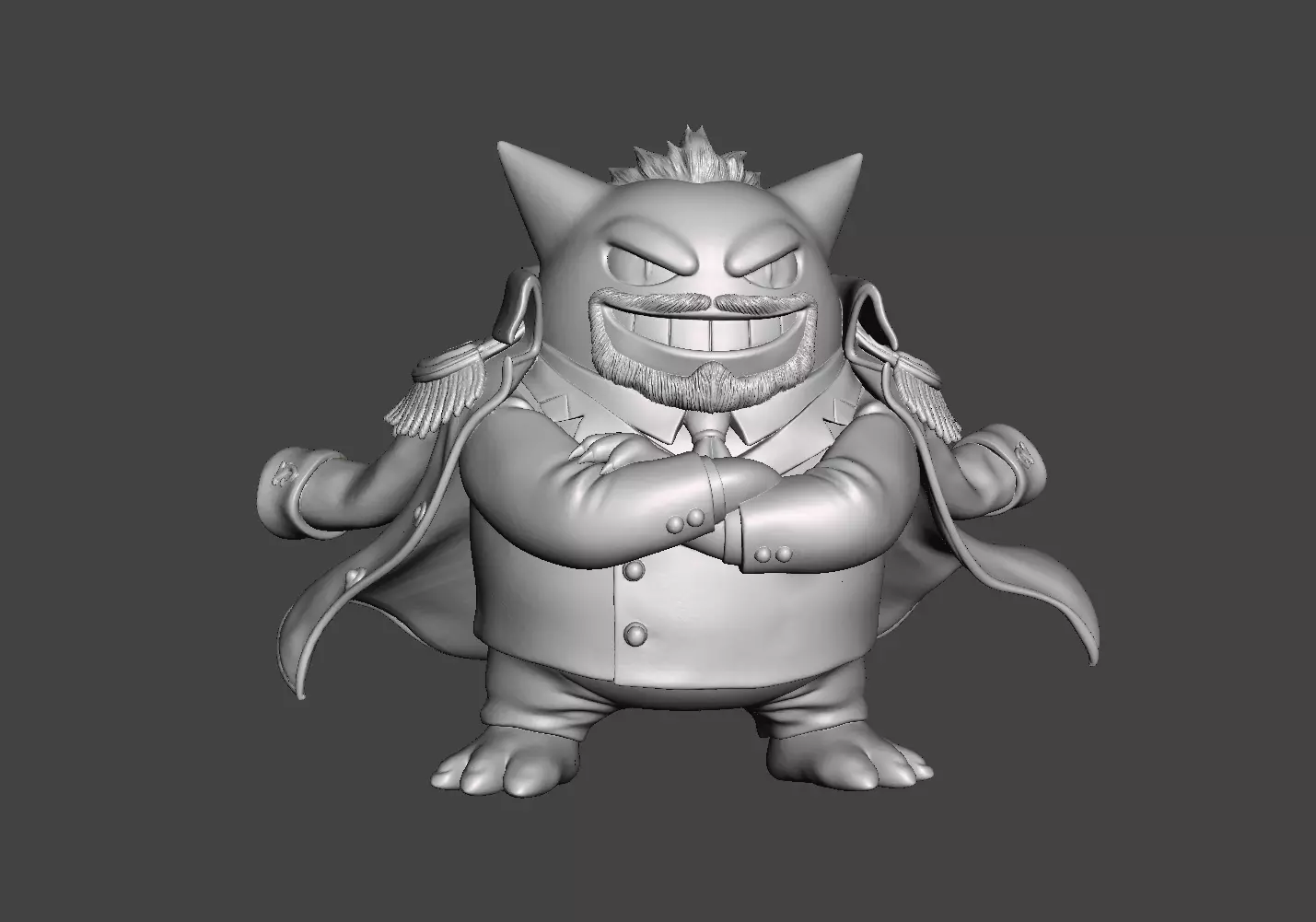 Gengar x Garp 3D Model 3D print model