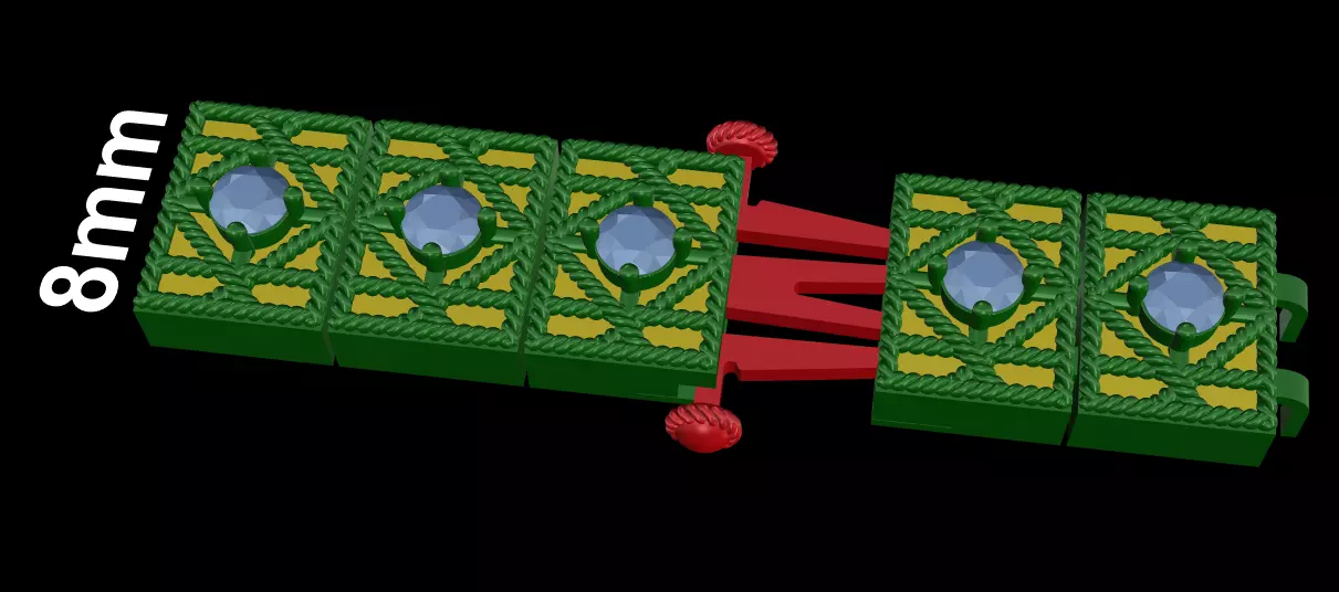 My Dior Bracelets 3D print model 3D print model