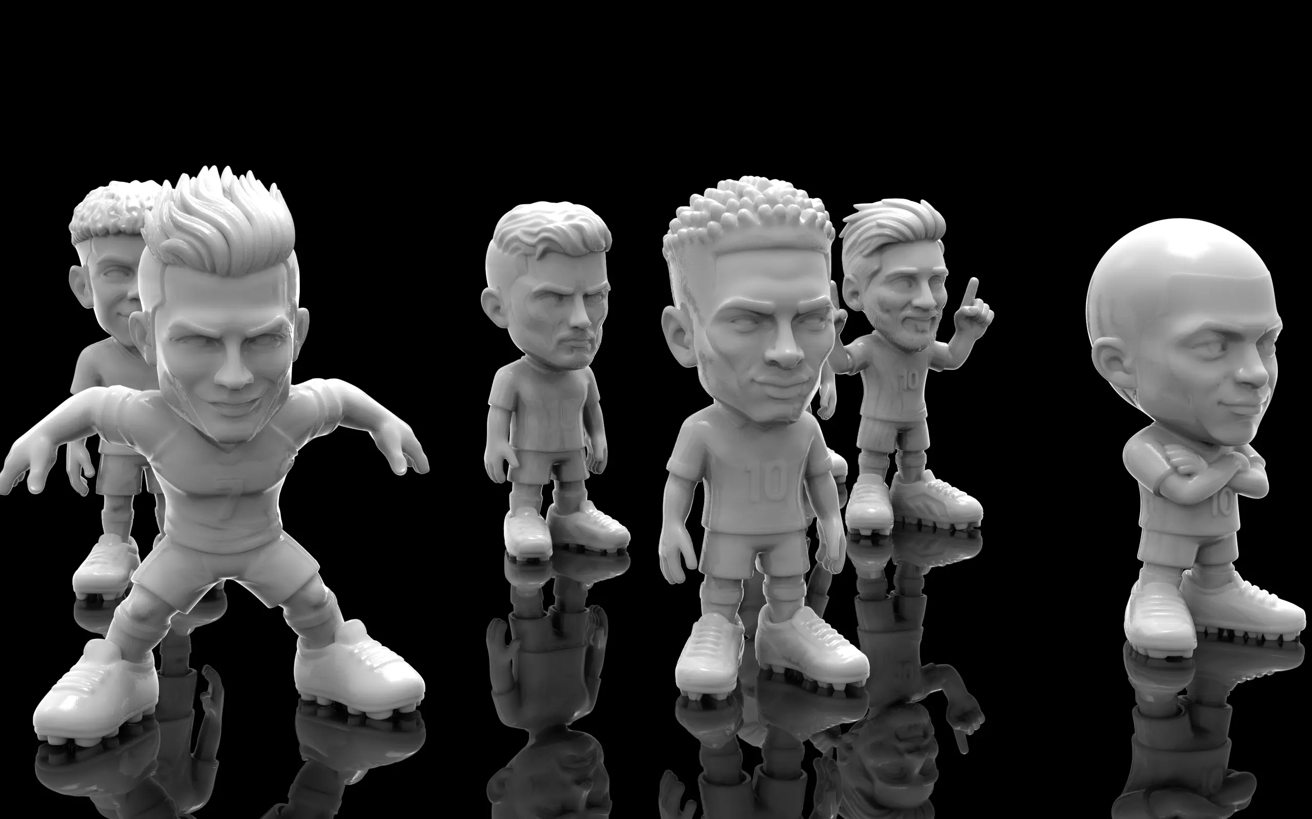 Soccer player fifa 3D print model