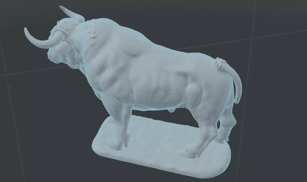 Terracotta Bull 3D Model 3D model