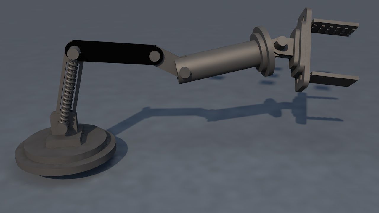 Robotic ARM 3D model_1