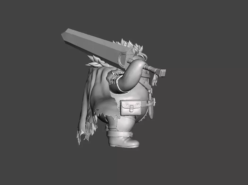 Gengar x Guts 3D Model 3D print model