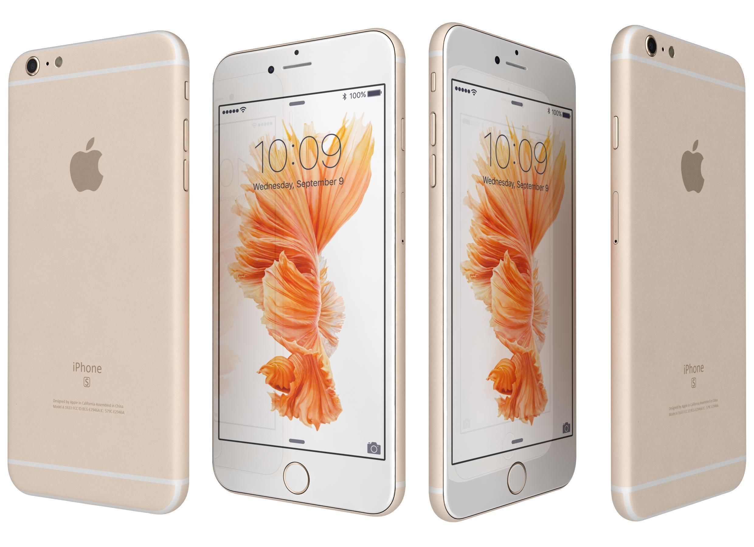 Apple iPhone 6s All Colours 3D model_6