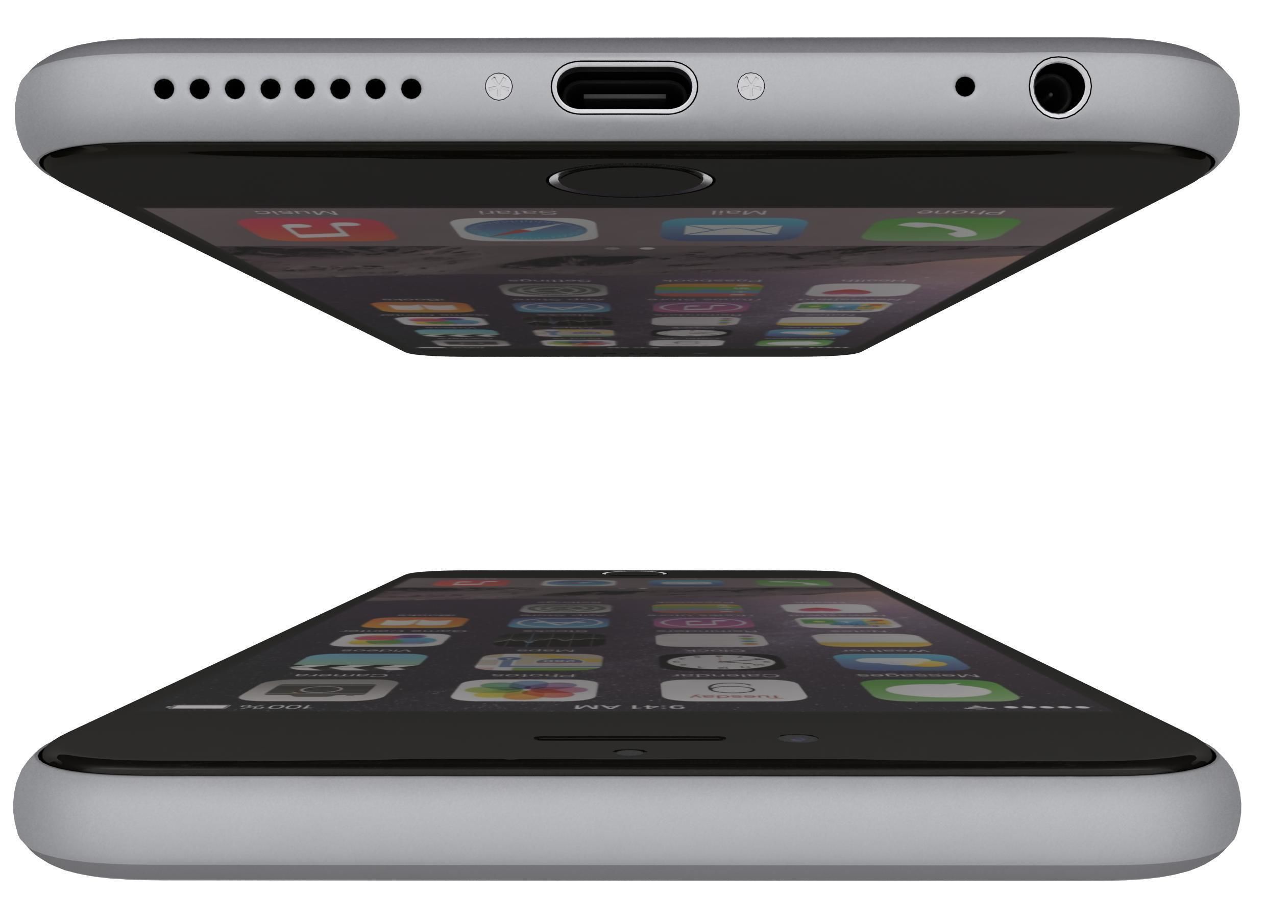 Apple iPhone 6s All Colours 3D model_12