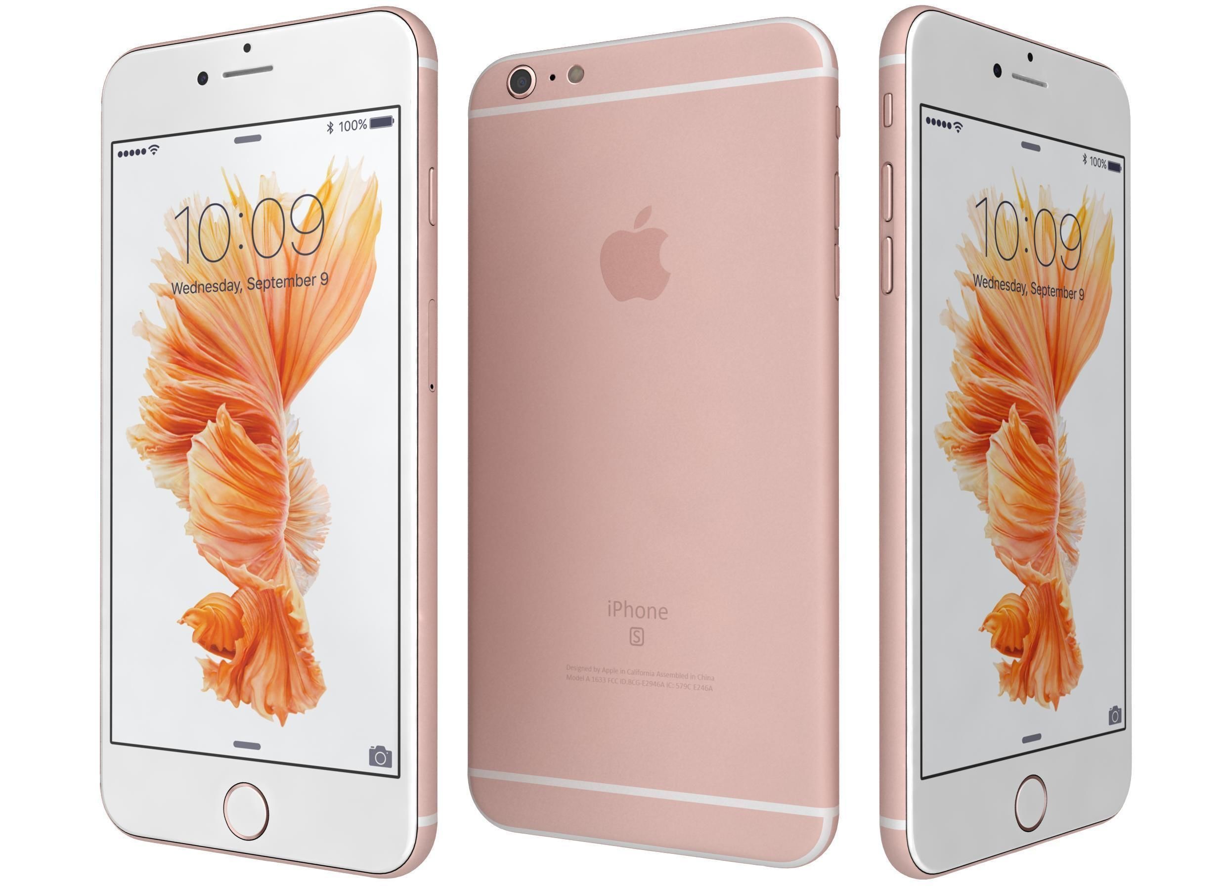 Apple iPhone 6s All Colours 3D model_2