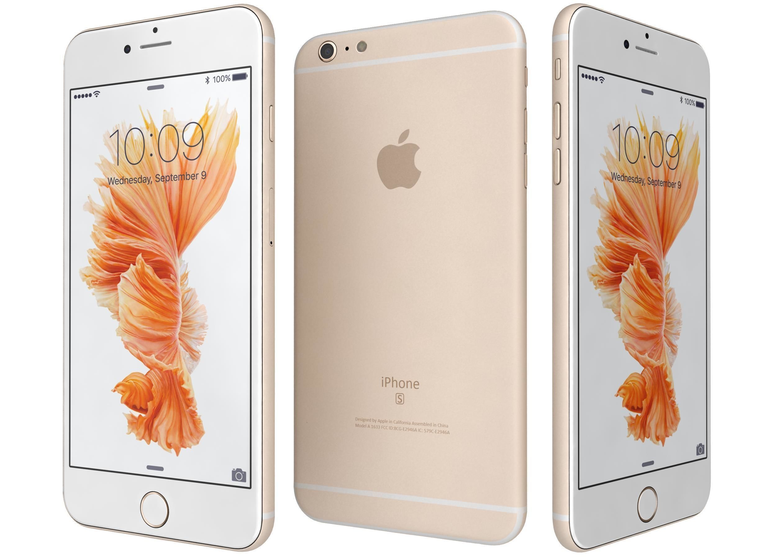 Apple iPhone 6s All Colours 3D model_1
