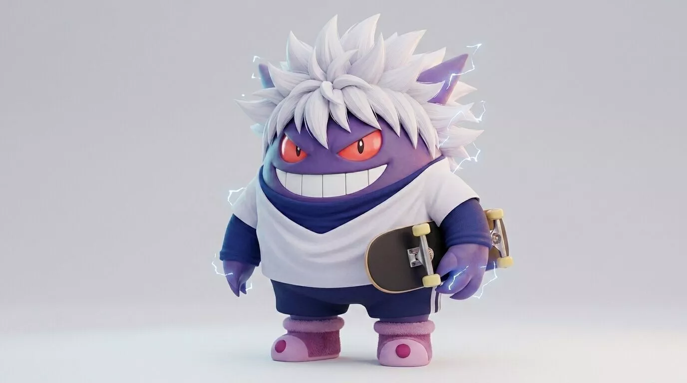 Gengar x Killua 3D Model 3D print model