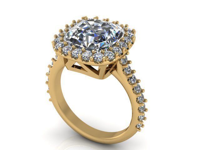 Ring R0054 3D print model_2